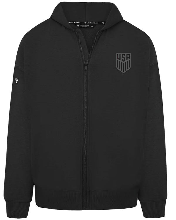 USMNT Levelwear Black Oversized Uphill Hoodie