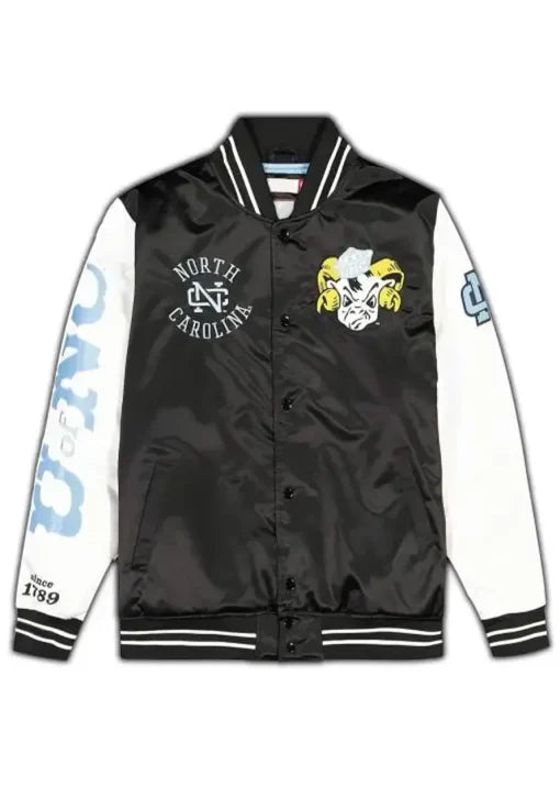 North Carolina Tar Heels Varsity Satin Jacket
