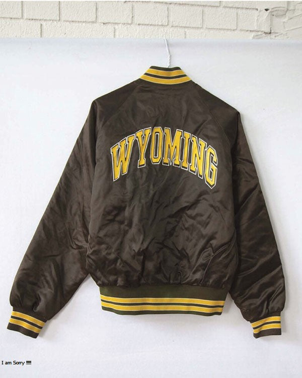 Upcycled Wyoming Bomber Jacket