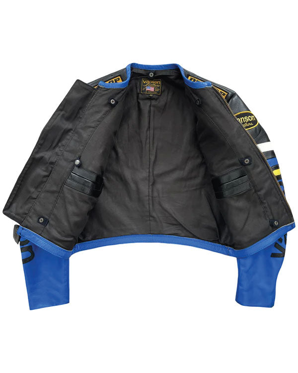 Vanson Leathers Genesis NYC Motorcycle Racer Jacket