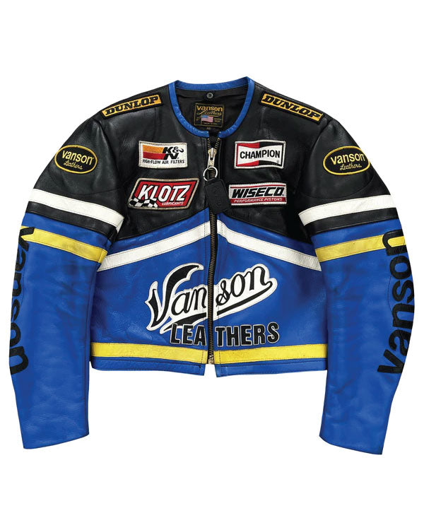 Vanson Leathers Genesis NYC Motorcycle Racer Jacket