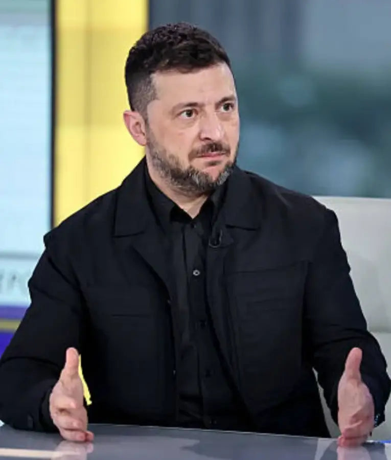 Volodymyr Zelenskyy Special Report 2025 Black Jacket