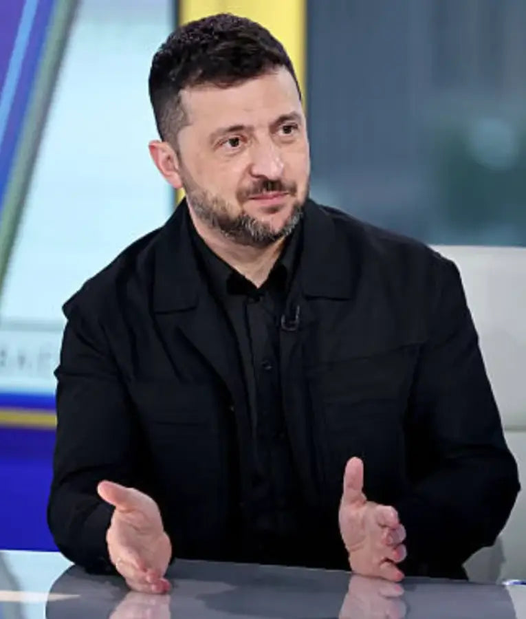 Volodymyr Zelenskyy Special Report 2025 Black Jacket