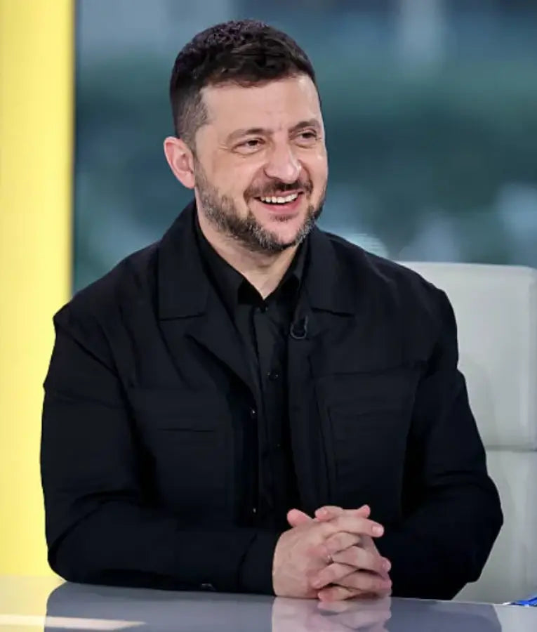 Volodymyr Zelenskyy Special Report 2025 Black Jacket