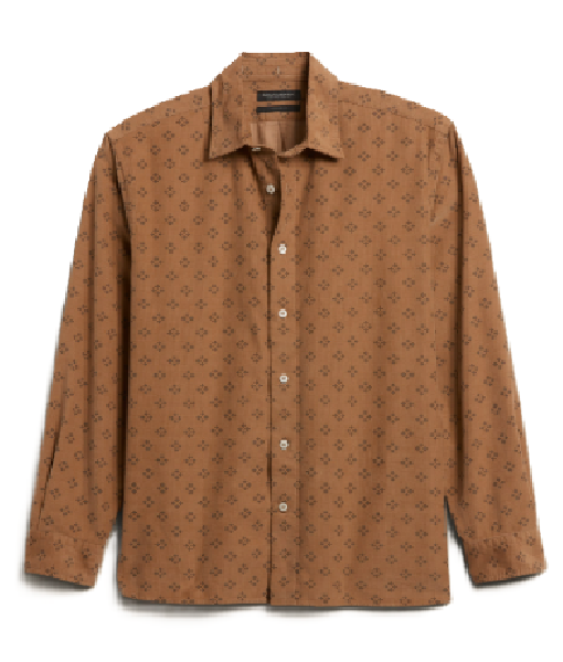 Dope Thief 2025 Wagner Moura Corduroy Printed Shirt