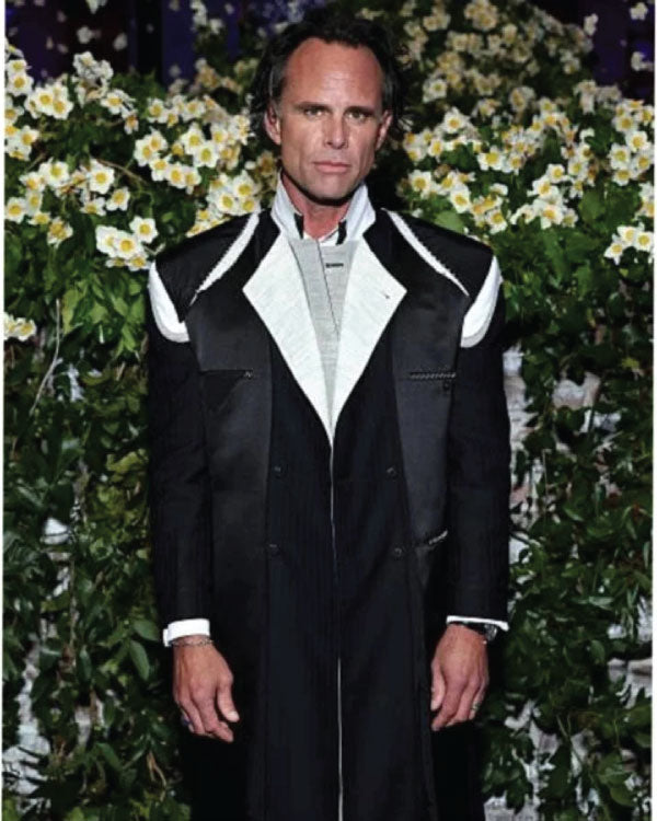 Walton Goggins Met Gala 2025 Black Long Coat