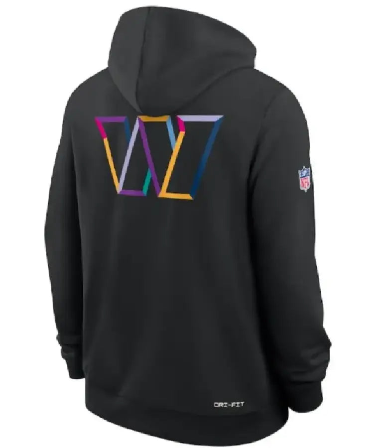 Washington Commanders Black 2025 Crucial Catch Hoodie