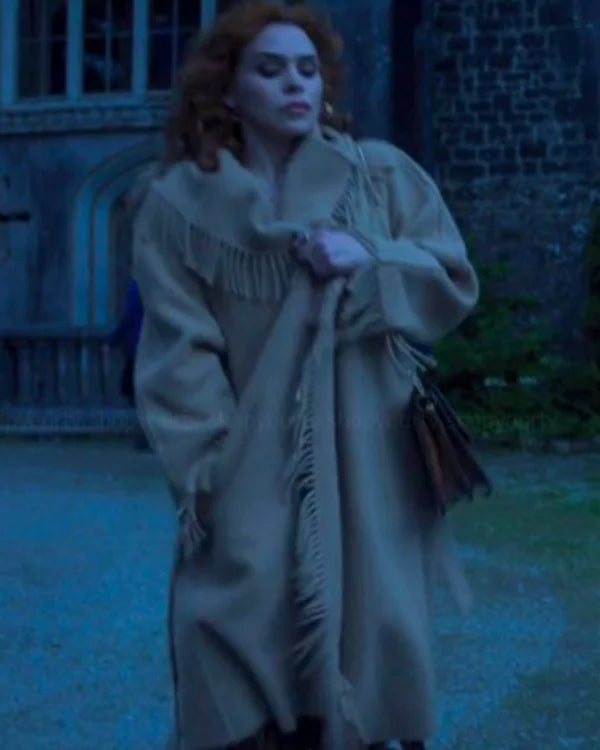 Wednesday S02 Billie Piper Fringe Coat
