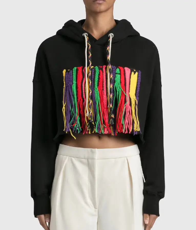 Wednesday S02 Enid Sinclair Fringe Hoodie