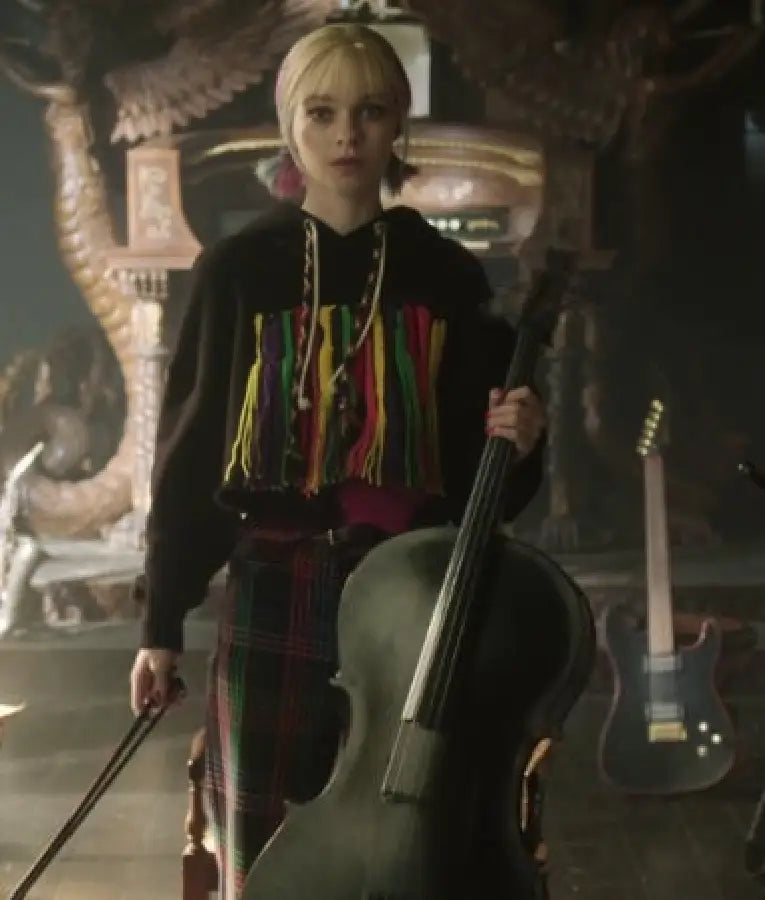 Wednesday S02 Enid Sinclair Fringe Hoodie