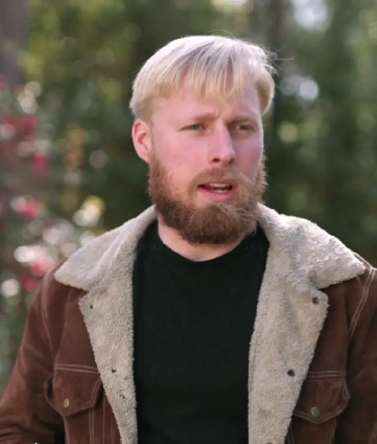 Welcome To Plathville S07 Ethan Plath Suede Sherpa Jacket