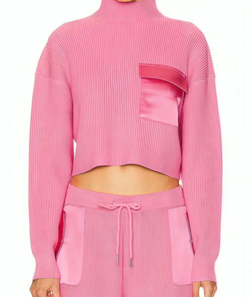 The Sex Lives Of College Girls Alyah Chanelle Scott Pink Sweater