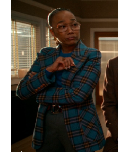 Will Trent S03 Sonja Sohn Plaid Blazer