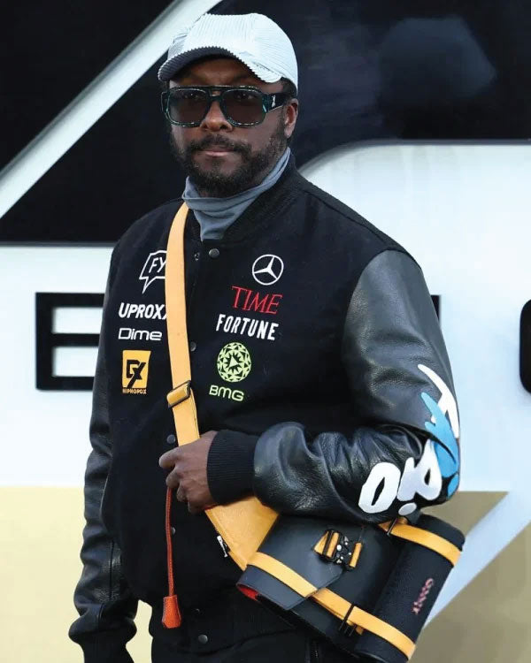 Will.I.Am F1 The Movie European Premiere Varsity Jacket