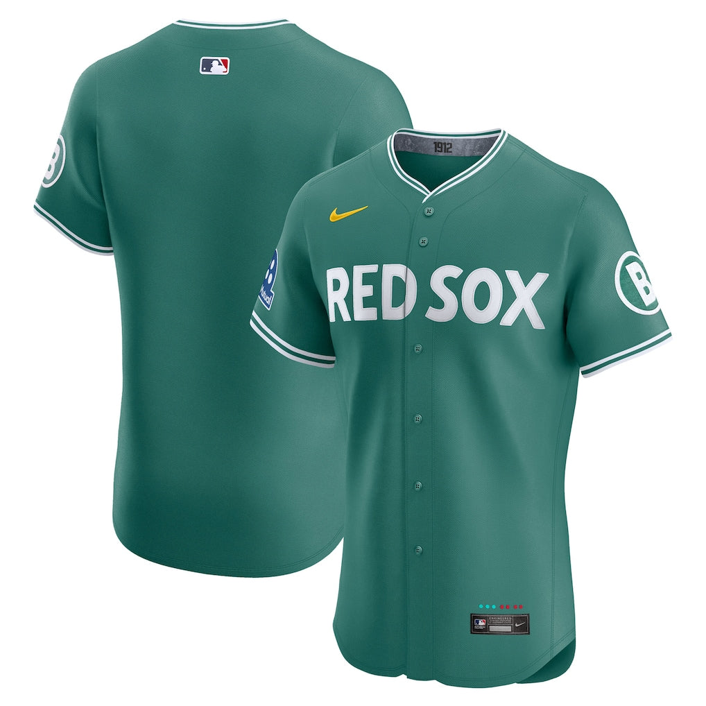 Youth Boston Red Sox Nike Green 2025 City Connect Limited Jersey