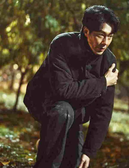 Zo In-sung Moving 2023 Black Wool Jacket