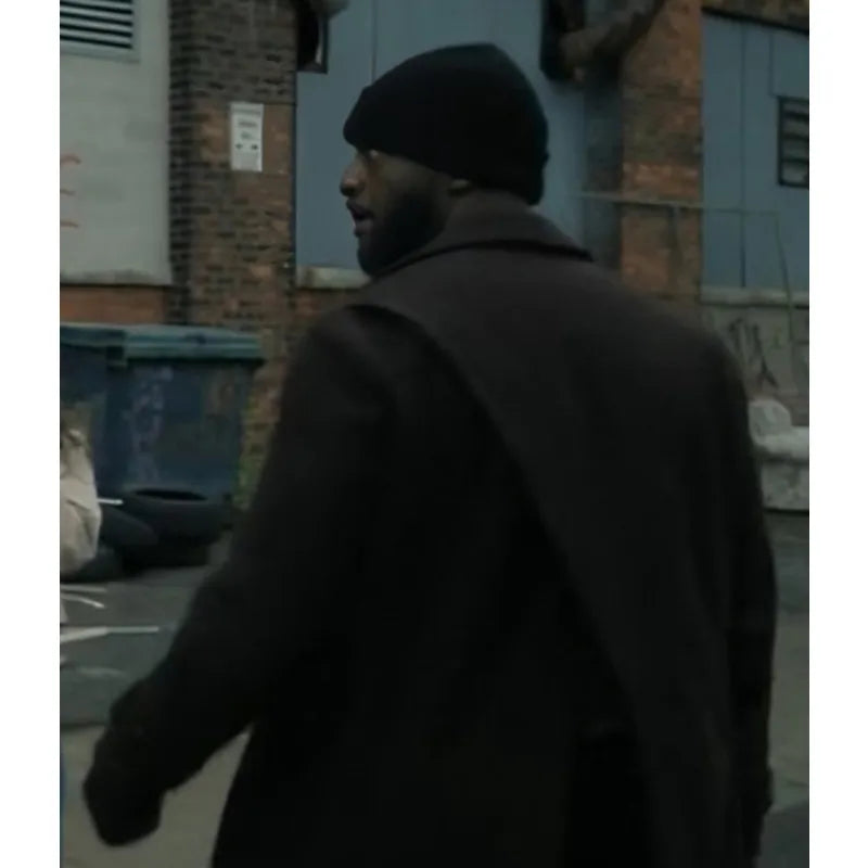 Aldis Hodge Cross Coat