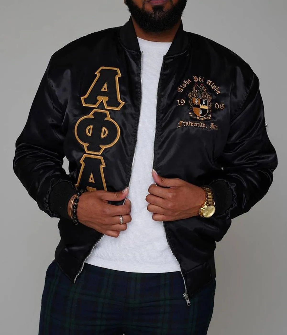 Alpha Phi Alpha DVN Satin Jacket