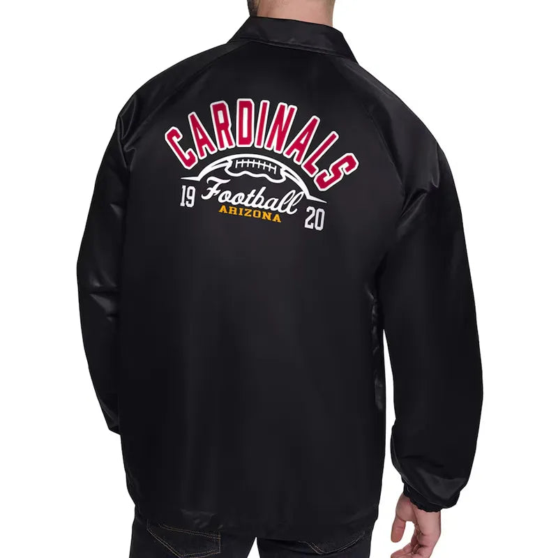 Arizona Cardinals Retro Logo Coaches Jacket