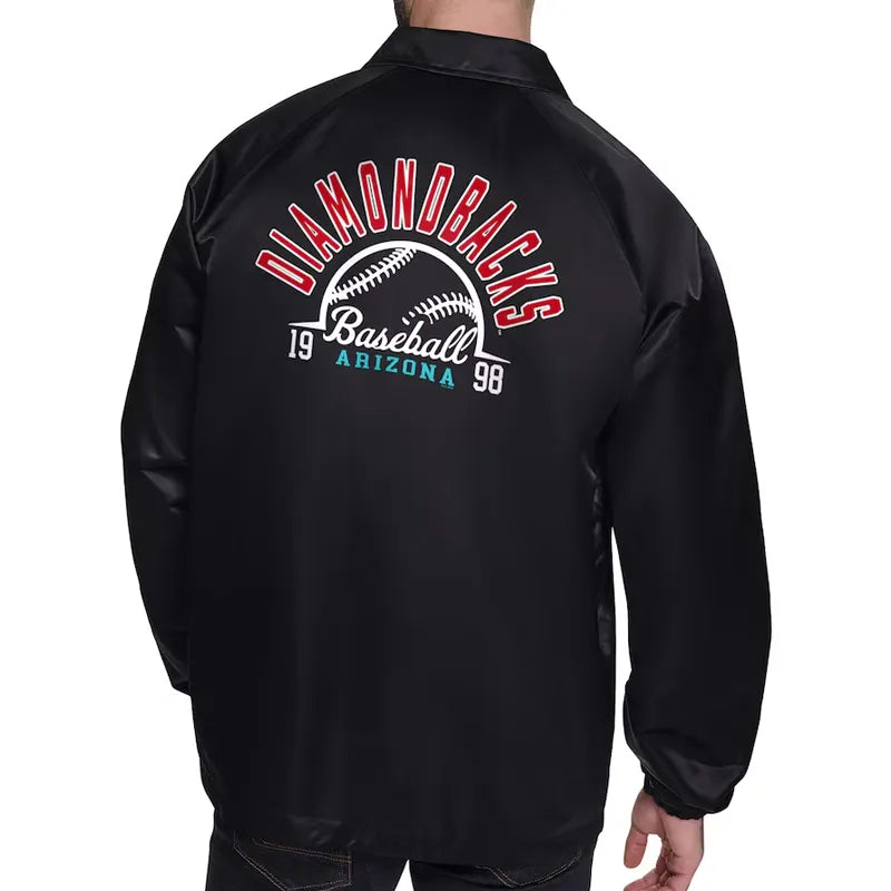 Arizona Diamondbacks Retro Logo Coaches Jacket