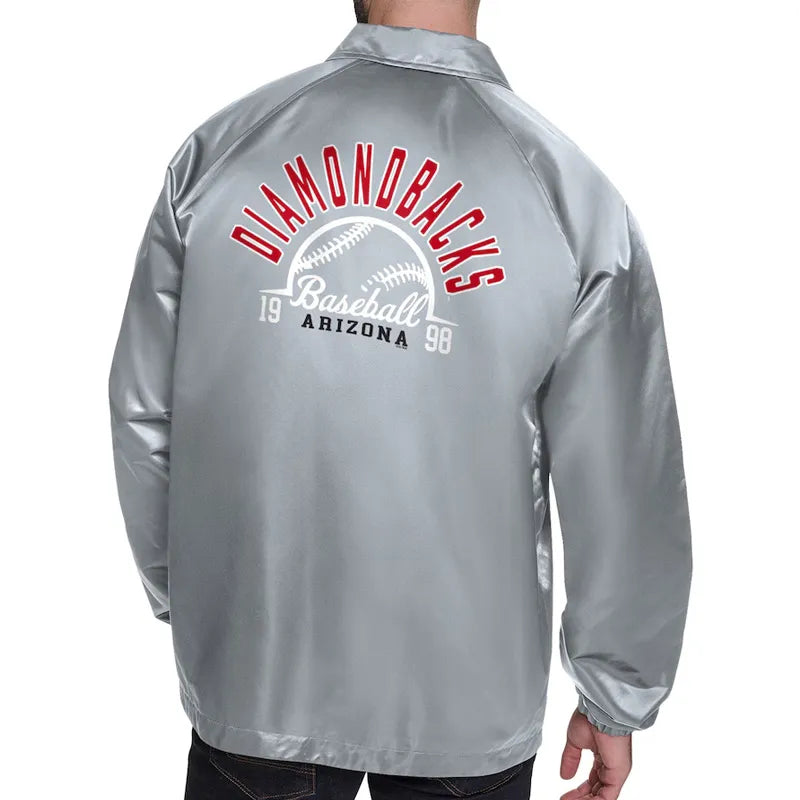 Arizona Diamondbacks Retro Logo Coaches Jacket