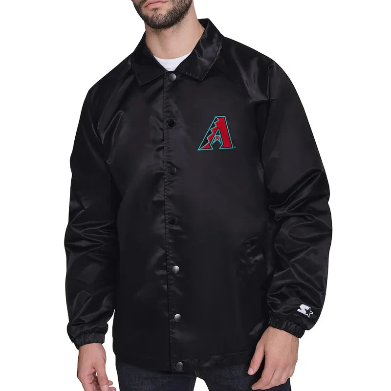 Arizona Diamondbacks Retro Logo Coaches Jacket
