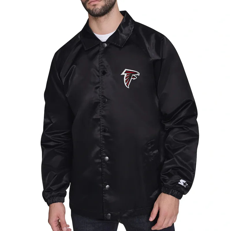Atlanta Falcons Retro Logo Coaches Jacket
