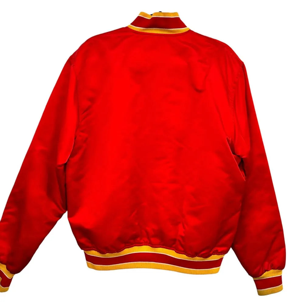 Atlanta Hawks 90’s Red Bomber Jacket