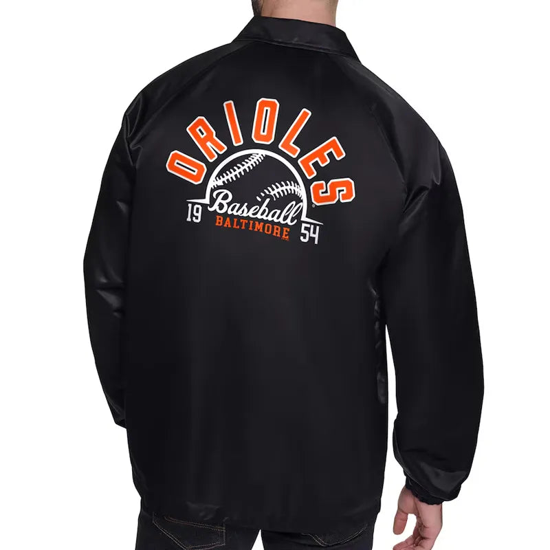 Baltimore Orioles Retro Logo Coaches Jacket
