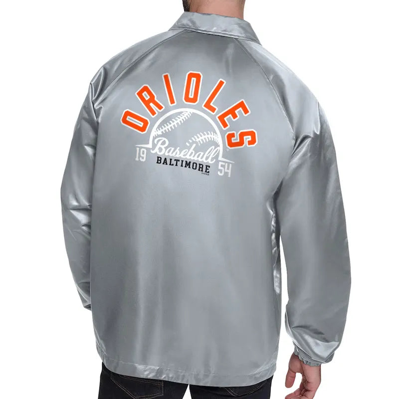 Baltimore Orioles Retro Logo Coaches Jacket
