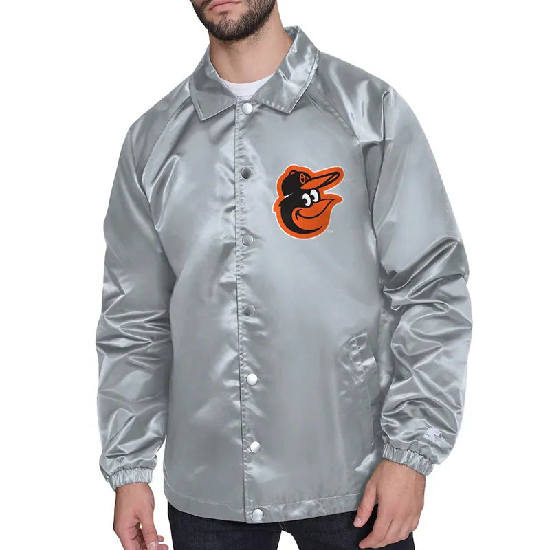 Baltimore Orioles Retro Logo Coaches Jacket