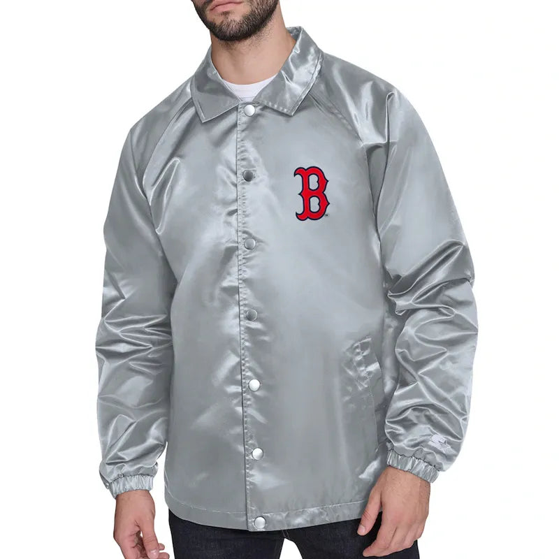 Boston Red Sox Retro Logo Coaches Jacket