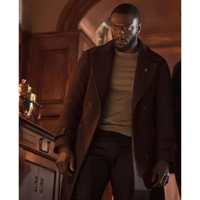 Aldis Hodge Cross Coat