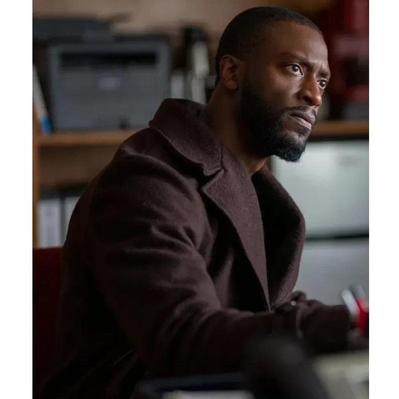 Aldis Hodge Cross Coat