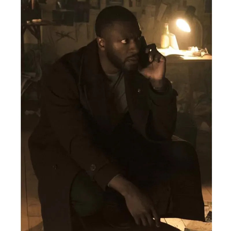 Aldis Hodge Cross Coat