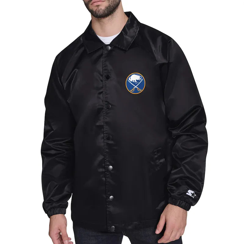 Buffalo Sabres Retro Logo Coaches Jacket