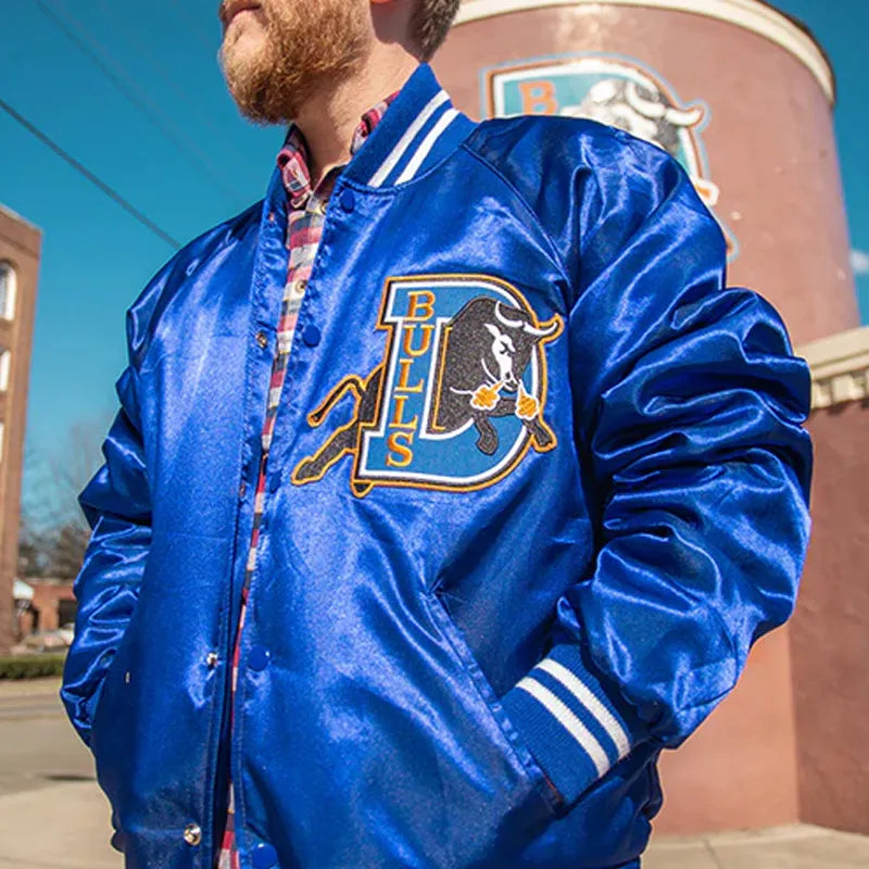 80’s Durham Bulls Blue Satin Jacket