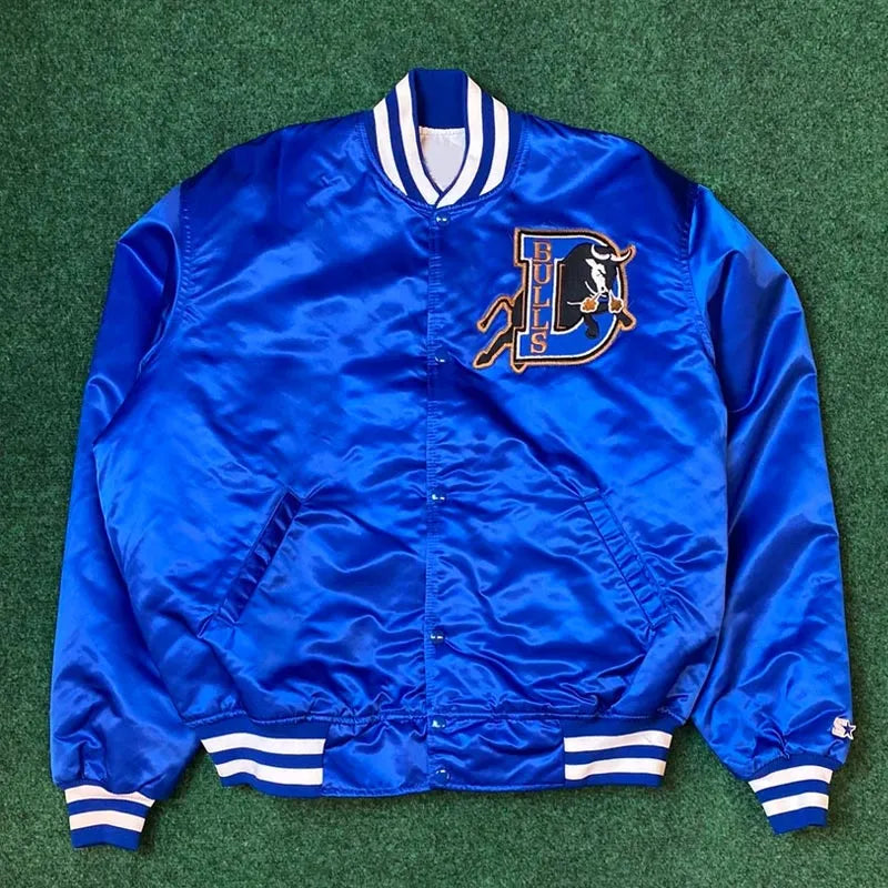 80’s Durham Bulls Blue Satin Jacket