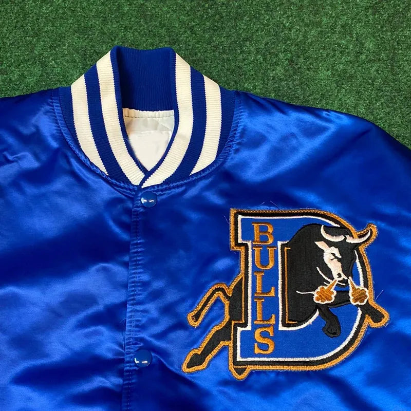 80’s Durham Bulls Blue Satin Jacket