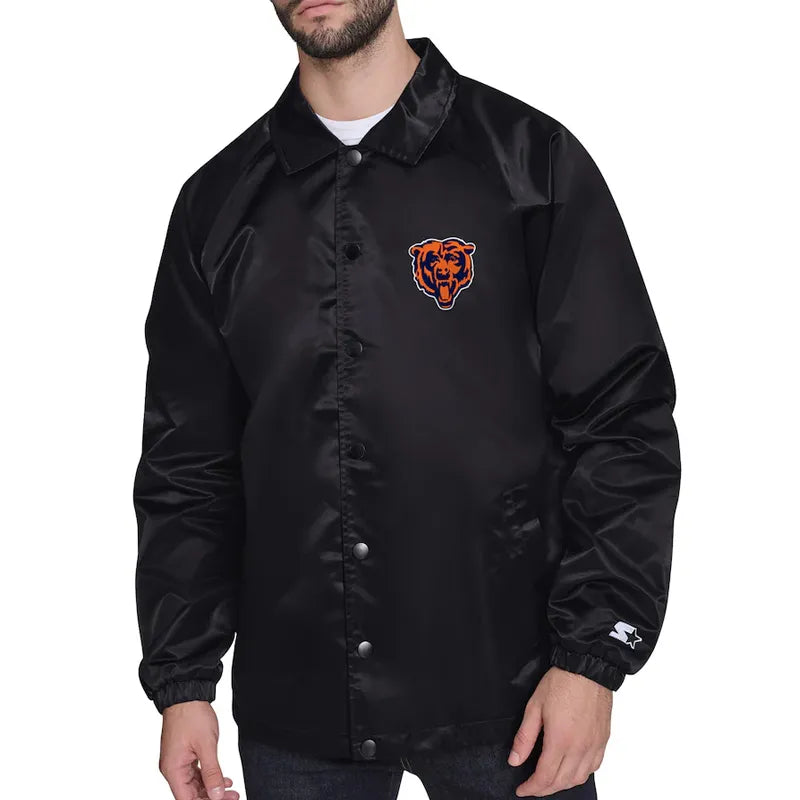 Chicago Bears Retro Logo Coaches Jacket