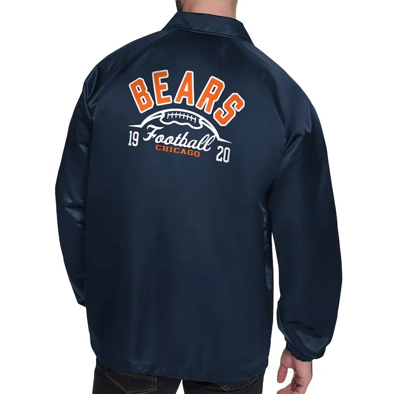 Chicago Bears Retro Logo Coaches Jacket