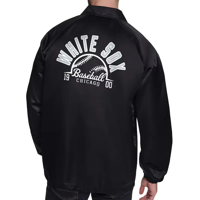 Chicago White Sox Retro Logo Coaches Jacket