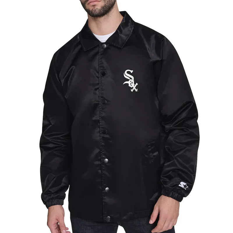 Chicago White Sox Retro Logo Coaches Jacket