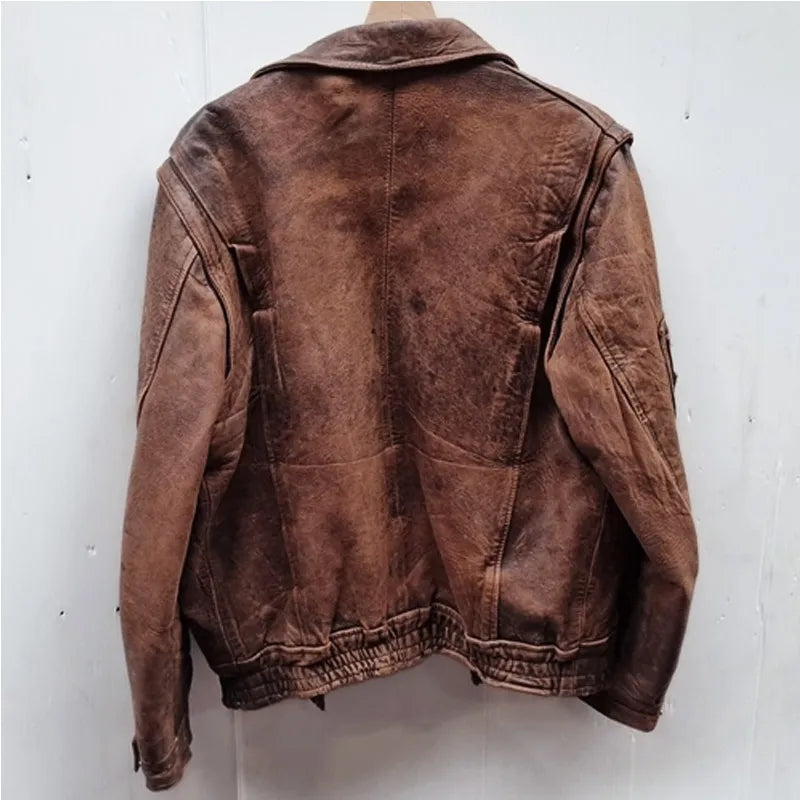 Christoph Waltz Old Guy Leather Jacket