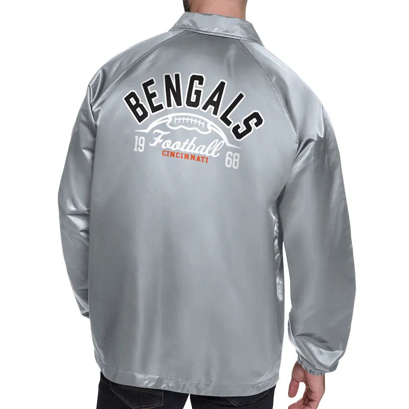Cincinnati Bengals Retro Logo Coaches Jacket