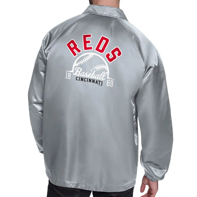 Cincinnati Reds Retro Logo Coaches Jacket