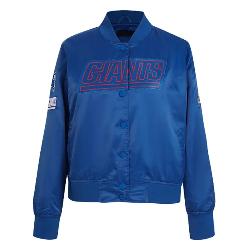 Classic New York Giants Satin Jacket