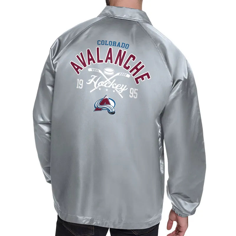 Colorado Avalanche Retro Logo Coaches Jacket