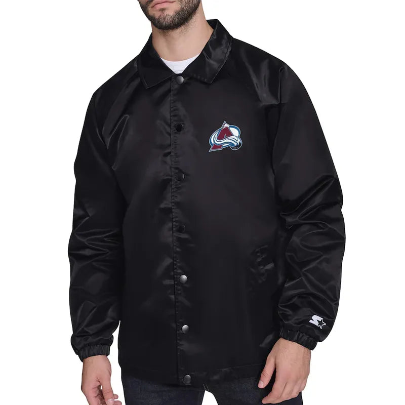 Colorado Avalanche Retro Logo Coaches Jacket