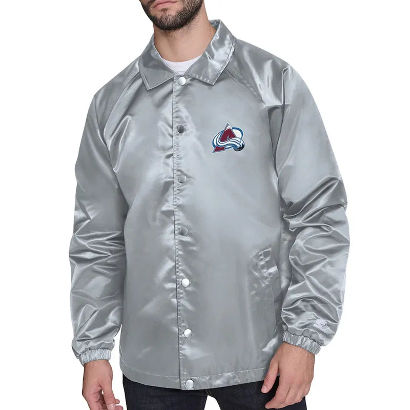Colorado Avalanche Retro Logo Coaches Jacket